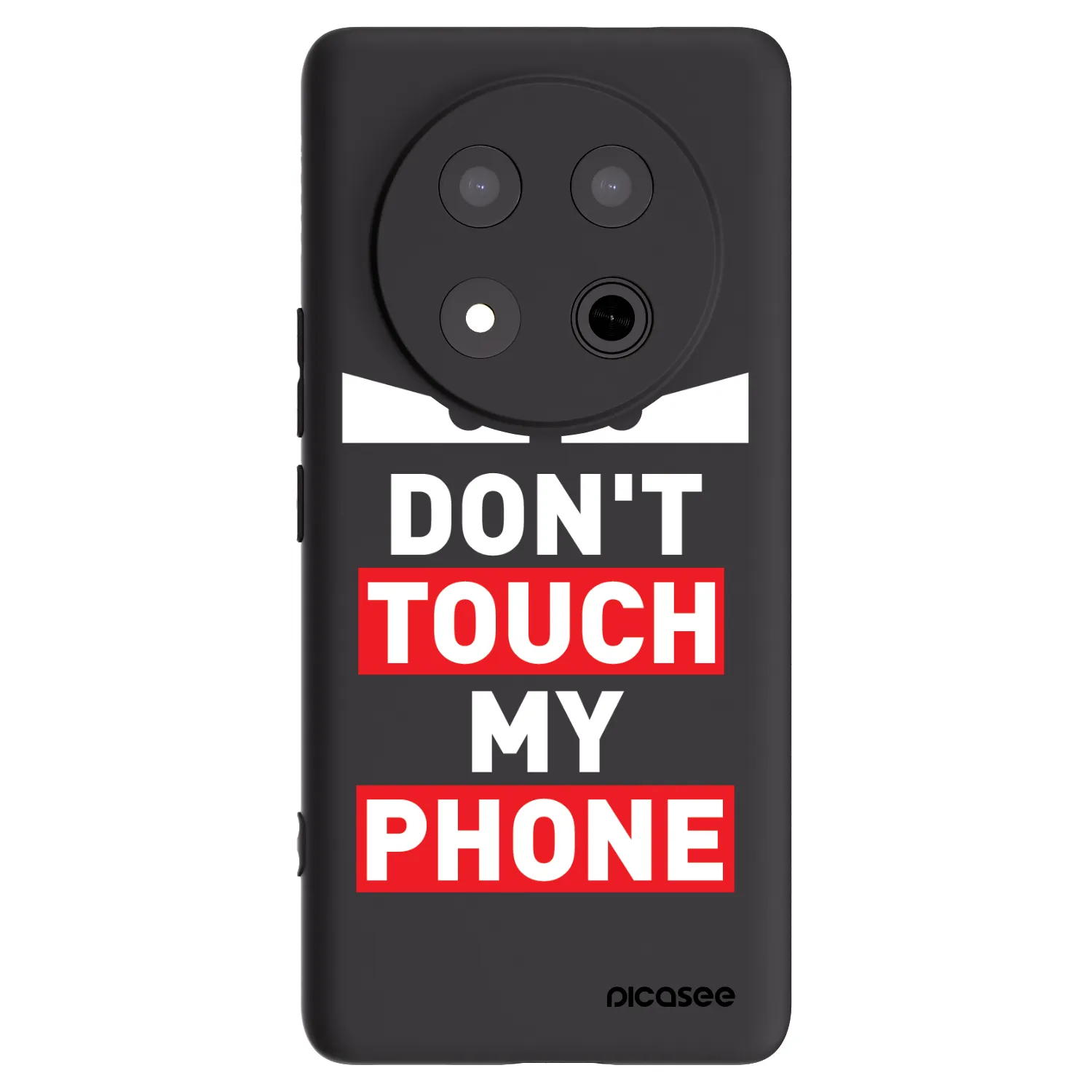 Picasee fekete szilikon tok az alábbi mobiltelefonokra Honor Magic7 Lite 5G - Shadow Eye - Transparent
