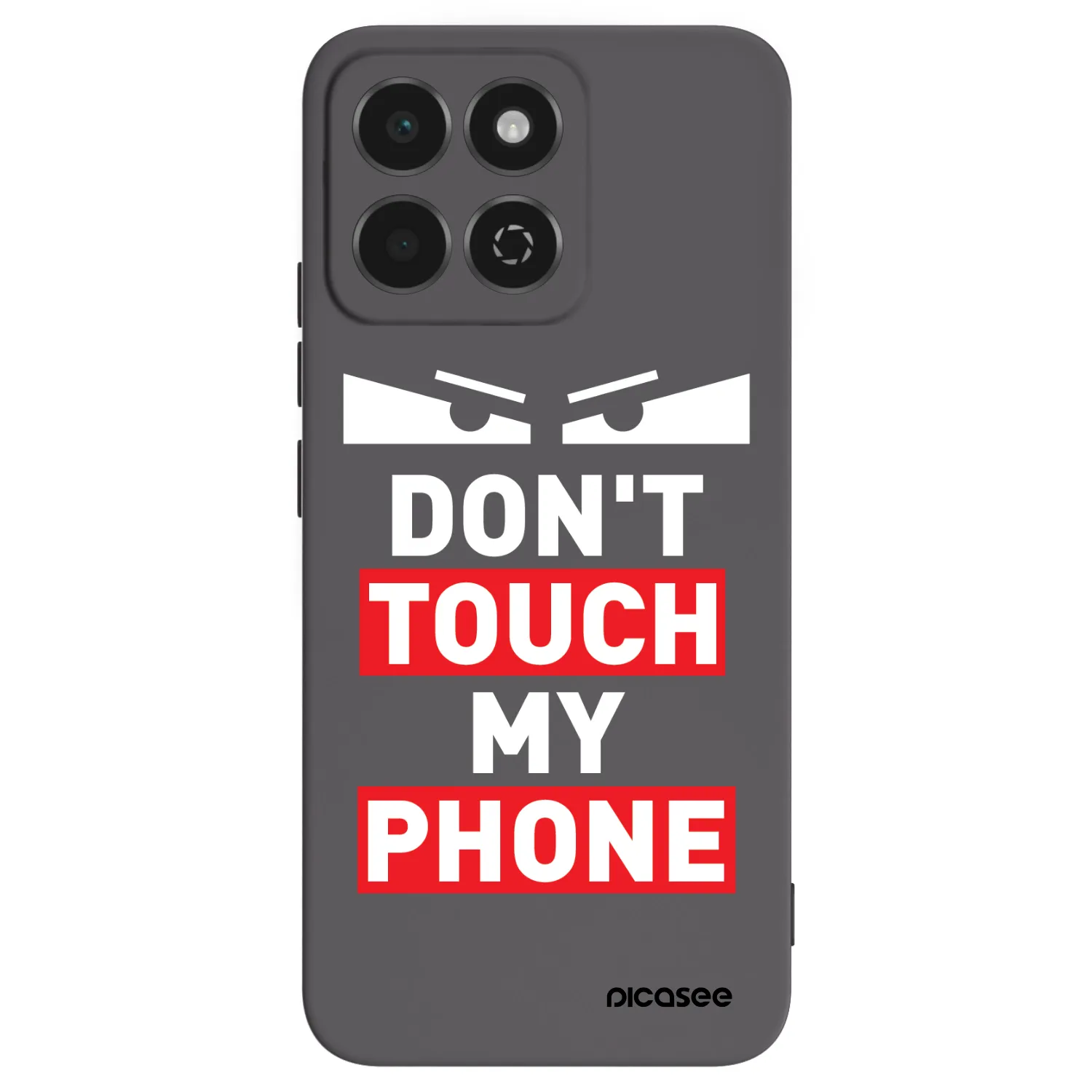 Picasee fekete szilikon tok az alábbi mobiltelefonokra Honor 200 Smart 5G - Shadow Eye - Transparent