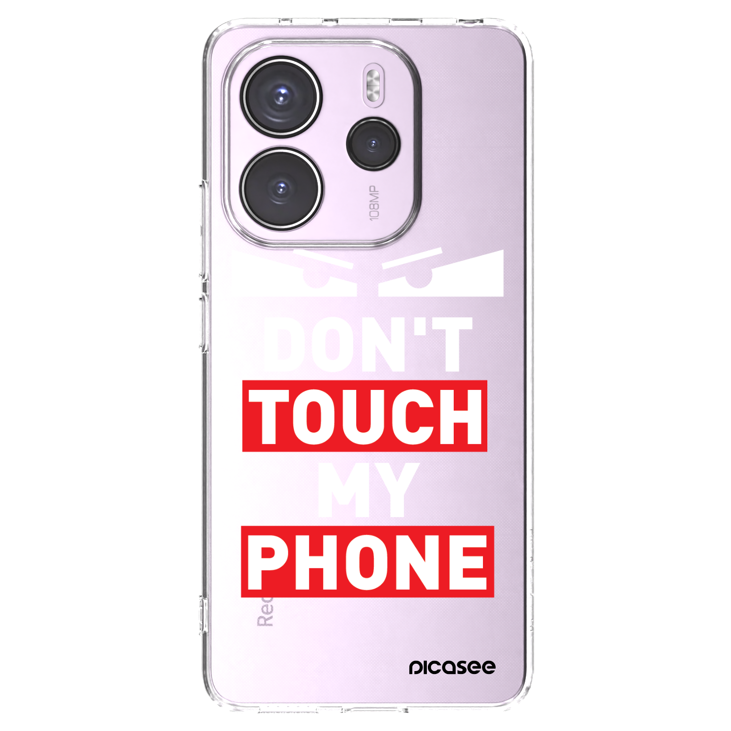 Picasee átlátszó szilikon tok az alábbi mobiltelefonokra Xiaomi Redmi Note 14 4G - Shadow Eye - Transparent