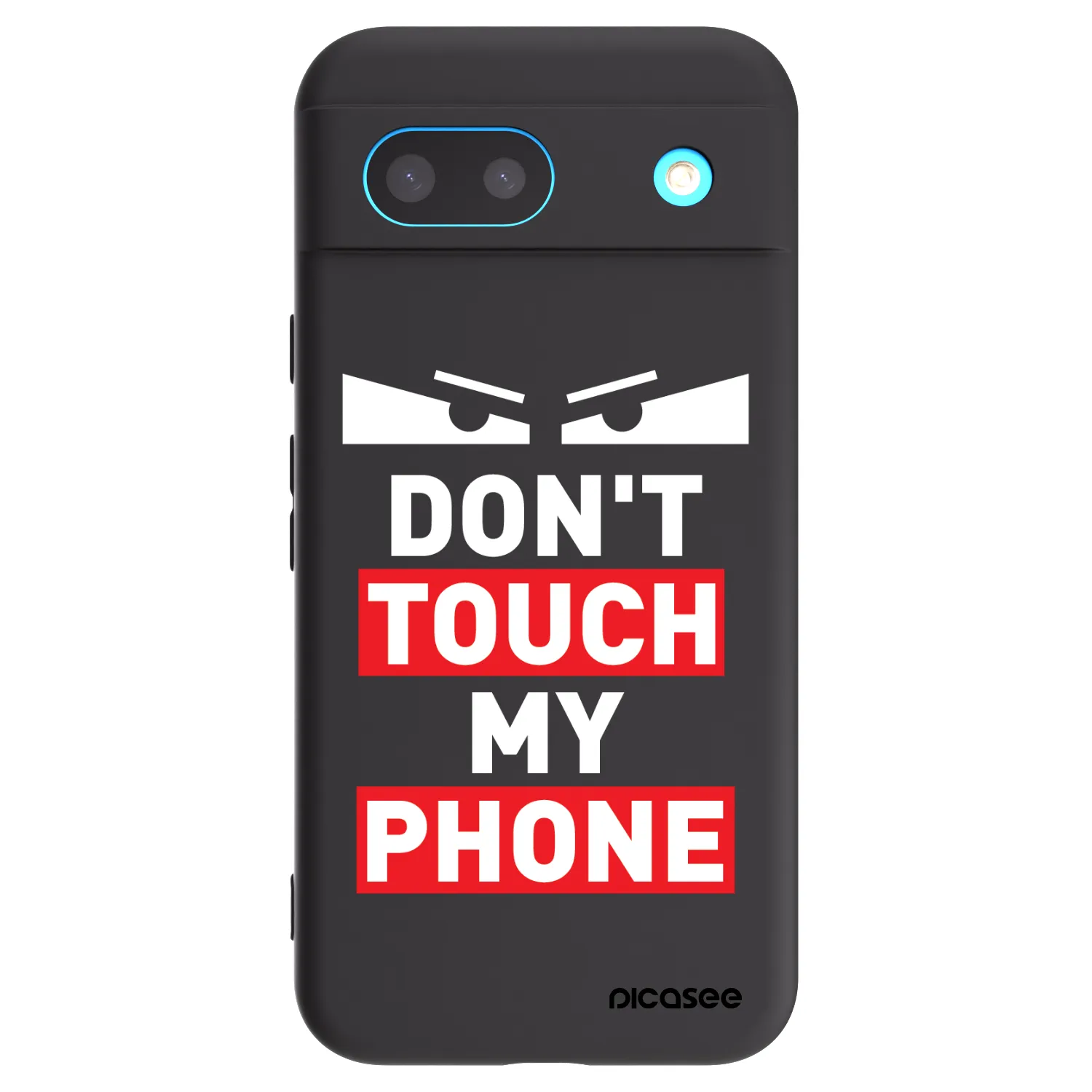 Picasee fekete szilikon tok az alábbi mobiltelefonokra Google Pixel 8a - Shadow Eye - Transparent