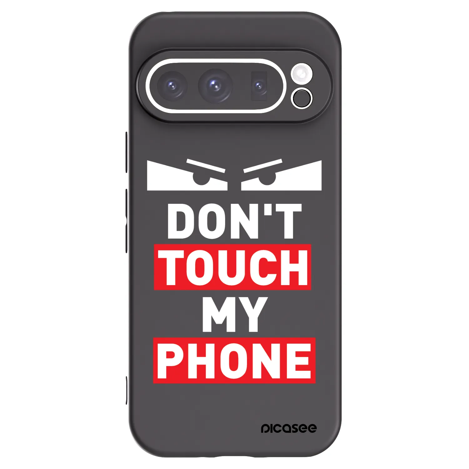 Picasee fekete szilikon tok az alábbi mobiltelefonokra Google Pixel 9 Pro - Shadow Eye - Transparent