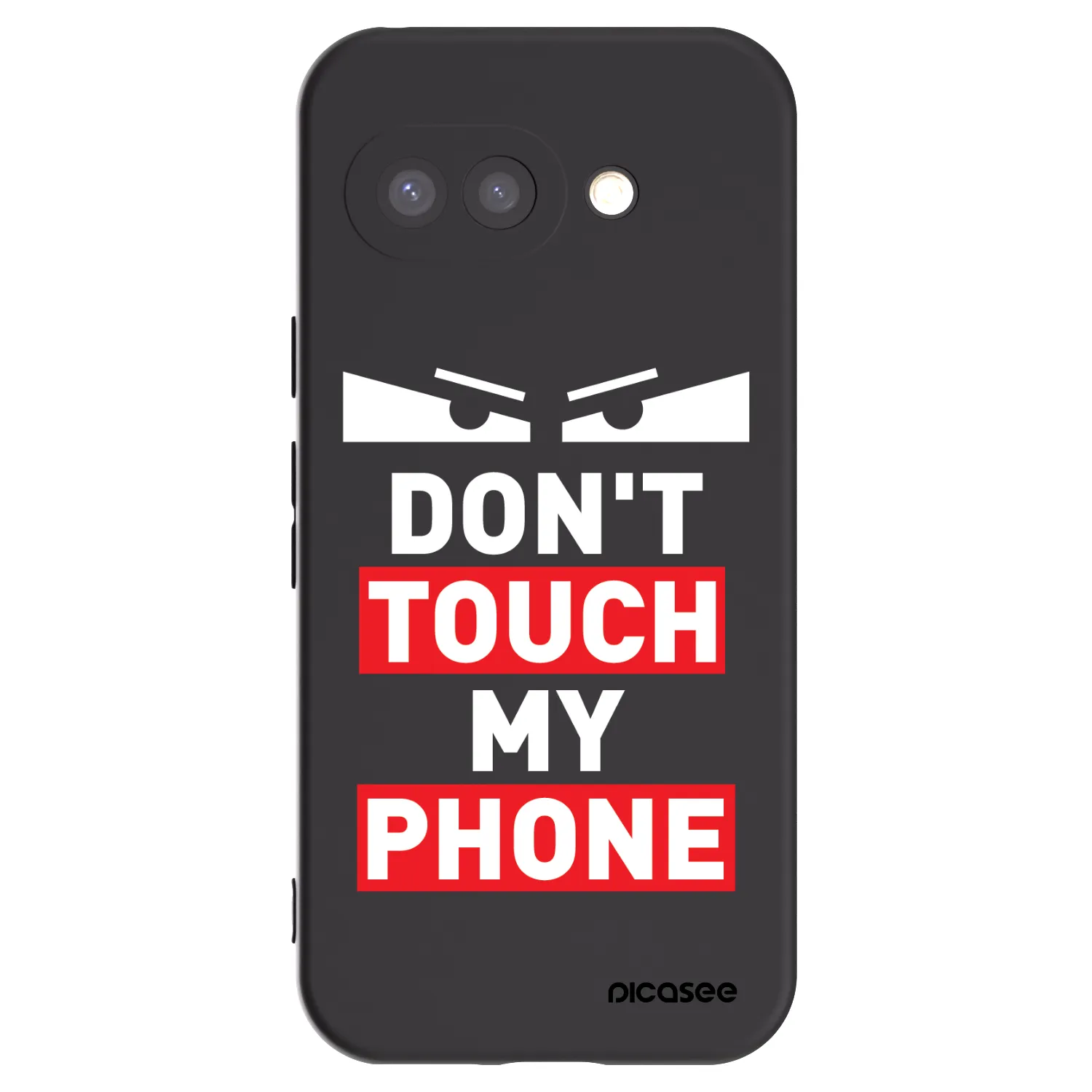 Picasee fekete szilikon tok az alábbi mobiltelefonokra Google Pixel 9a - Shadow Eye - Transparent