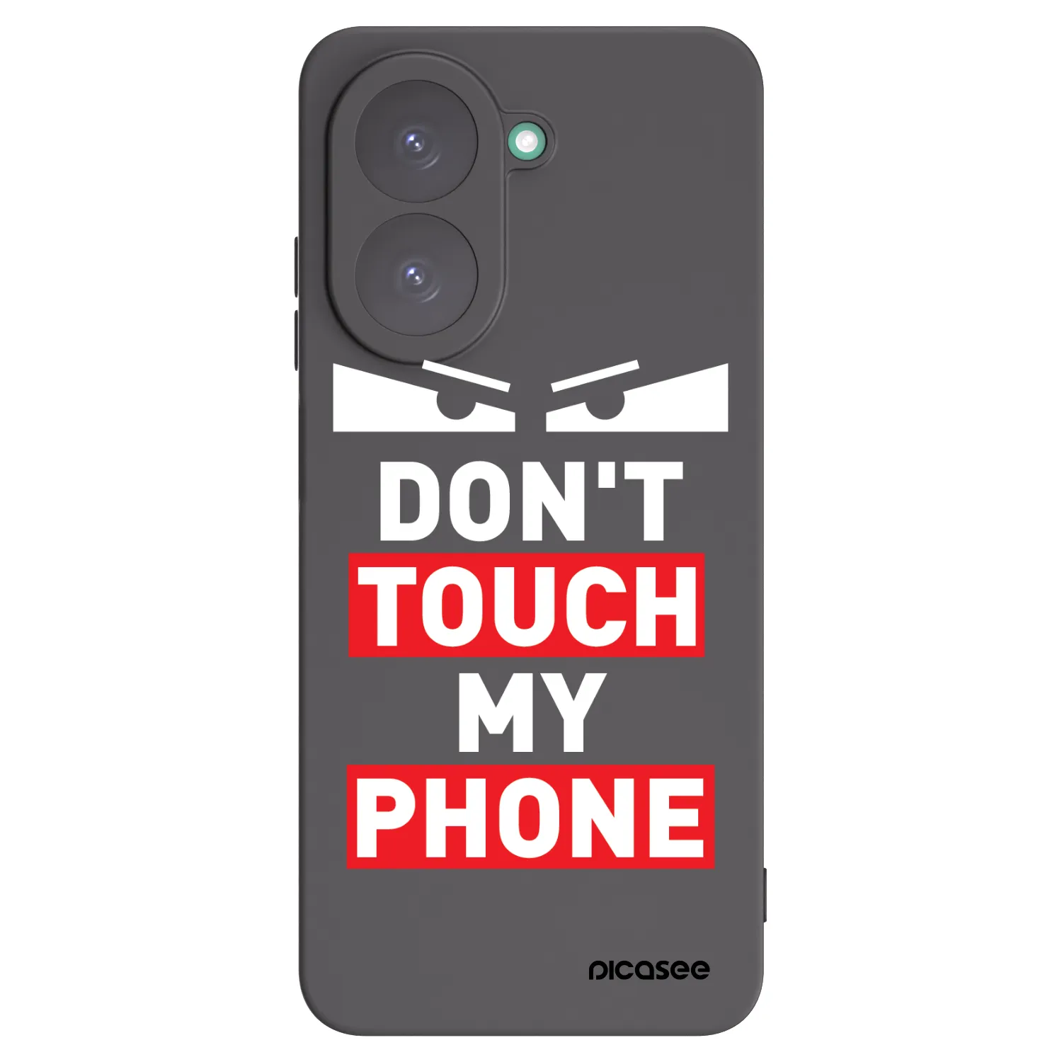 Picasee fekete szilikon tok az alábbi mobiltelefonokra Xiaomi Redmi A5 - Shadow Eye - Transparent