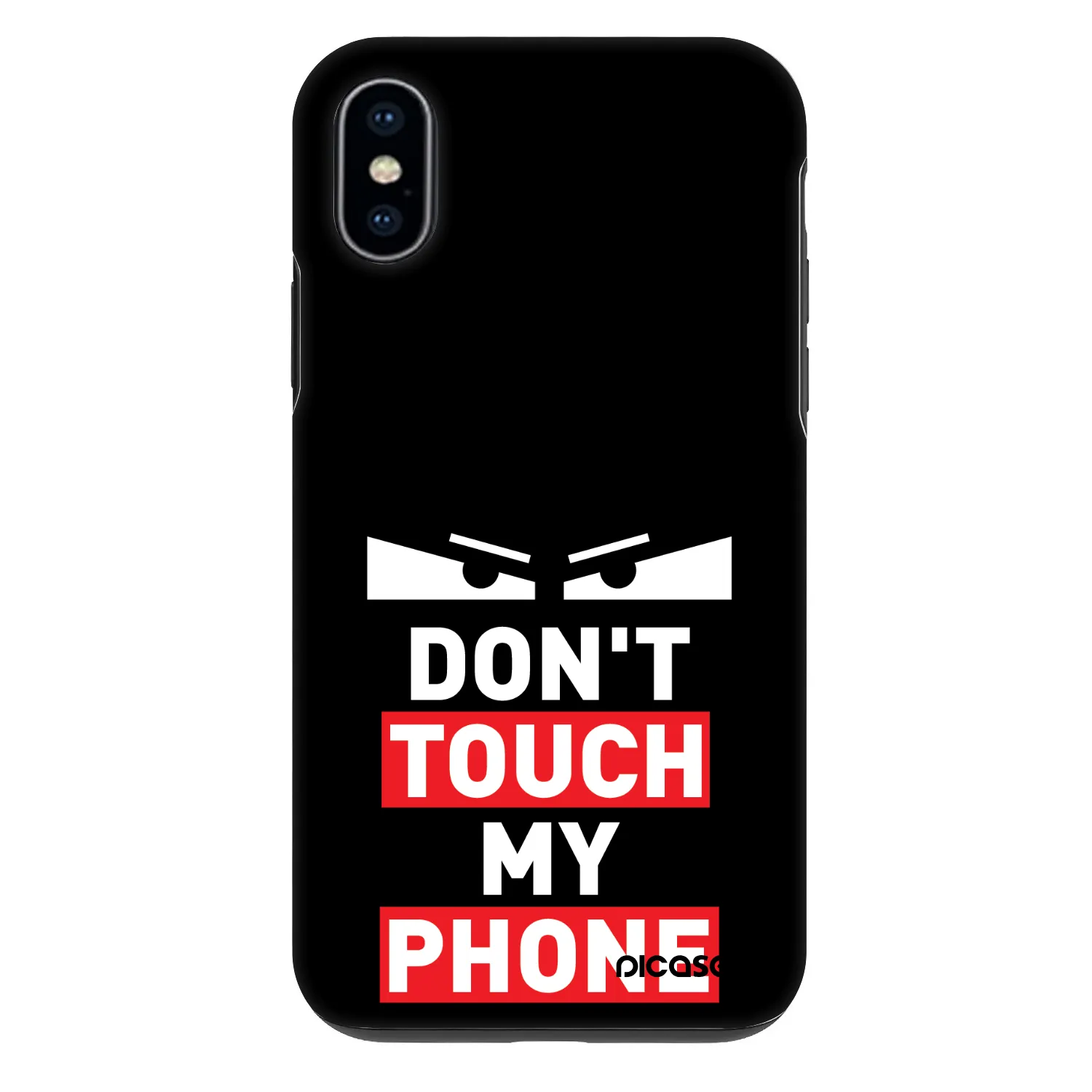 Picasee Fashion Case Apple iPhone X/XS - Shadow Eye - Transparent