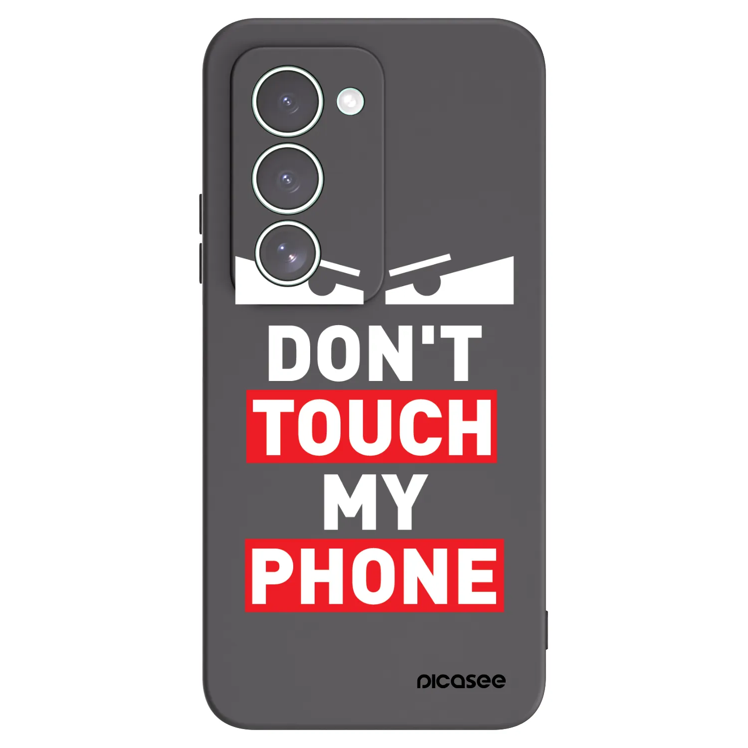 Picasee fekete szilikon tok az alábbi mobiltelefonokra Xiaomi Redmi 15 5G - Shadow Eye - Transparent