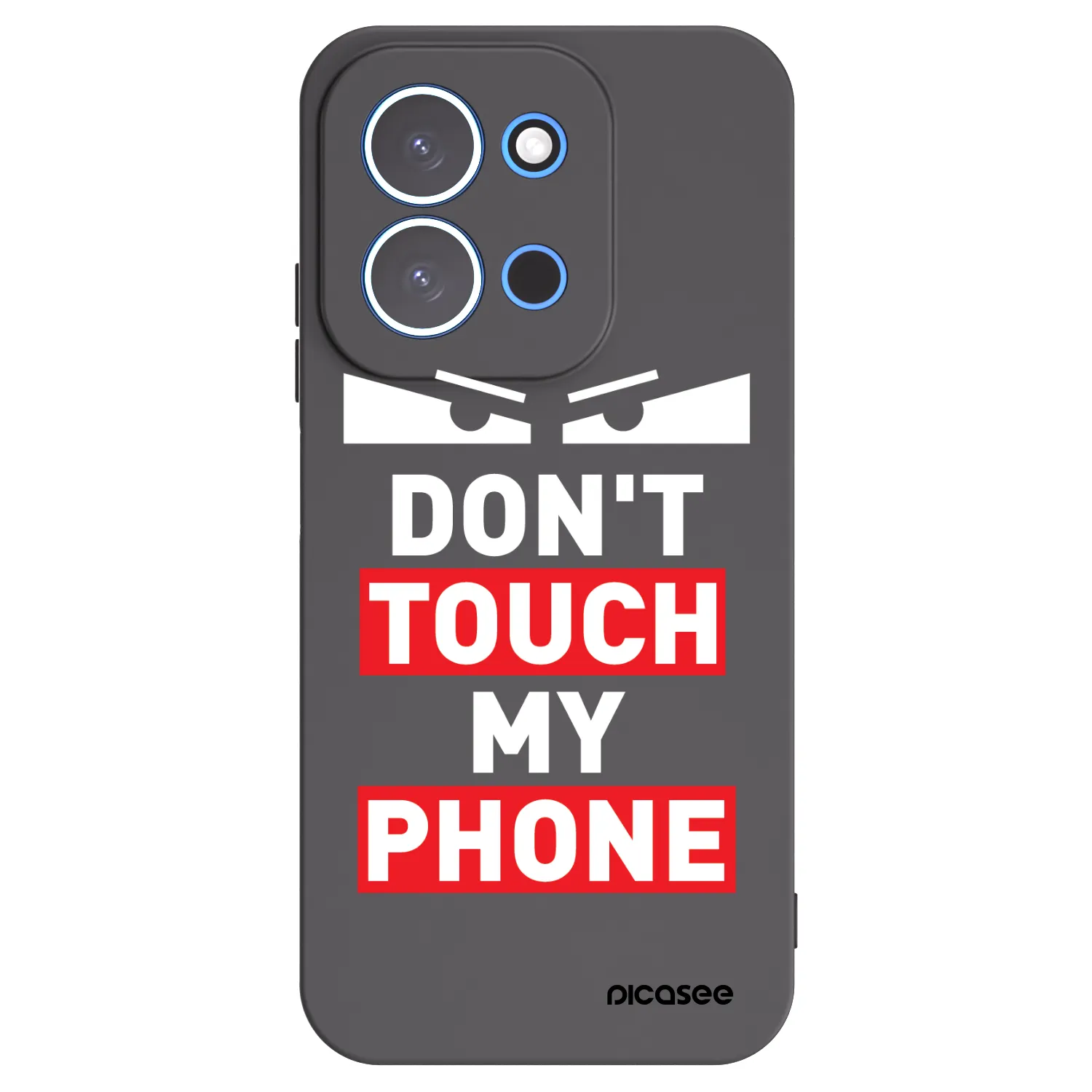 Picasee fekete szilikon tok az alábbi mobiltelefonokra Xiaomi Redmi 15C 4G - Shadow Eye - Transparent