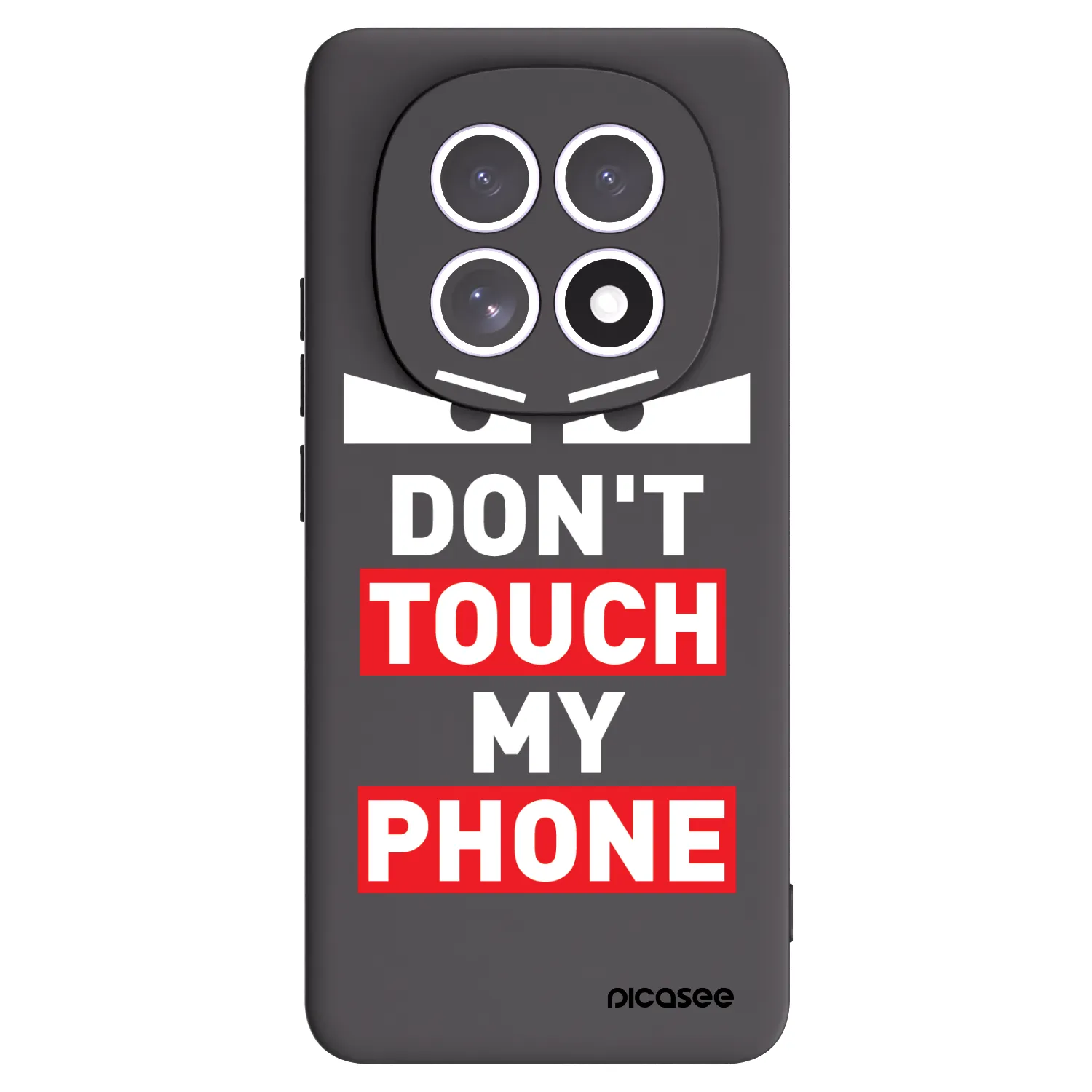 Picasee fekete szilikon tok az alábbi mobiltelefonokra Xiaomi Redmi Note 15 - Shadow Eye - Transparent