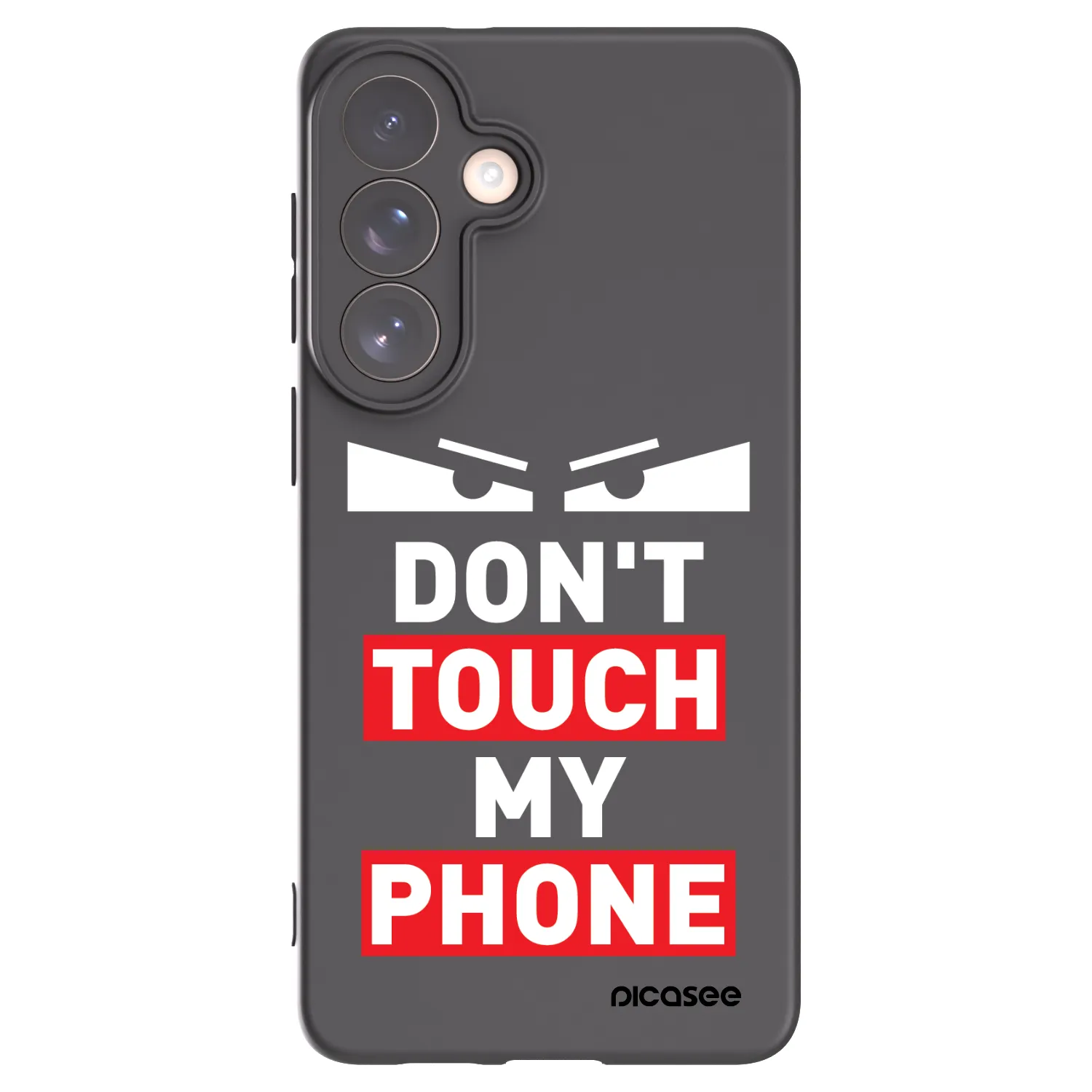 Picasee fekete szilikon tok az alábbi mobiltelefonokra Samsung Galaxy S26+ - Shadow Eye - Transparent