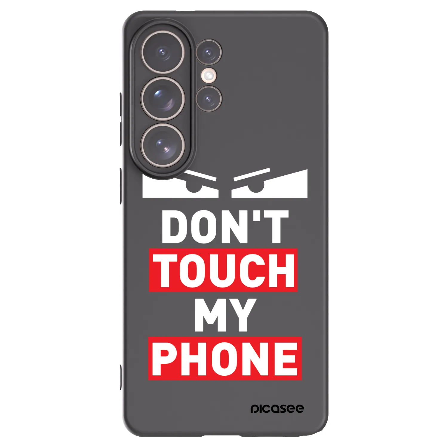 Picasee fekete szilikon tok az alábbi mobiltelefonokra Samsung Galaxy S26 Ultra - Shadow Eye - Transparent