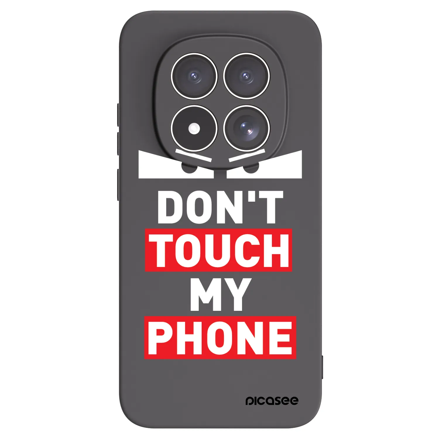 Picasee fekete szilikon tok az alábbi mobiltelefonokra Xiaomi Redmi Note 15 Pro 5G - Shadow Eye - Transparent