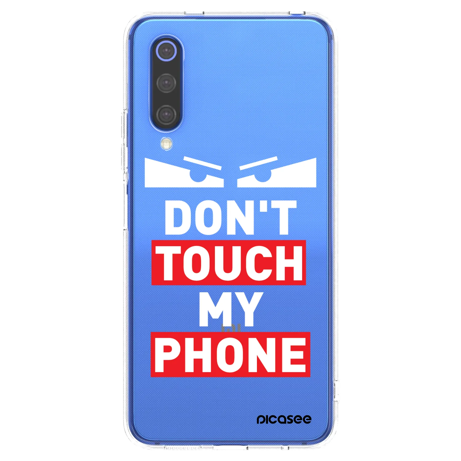 Picasee átlátszó szilikon tok az alábbi mobiltelefonokra Xiaomi Mi 9 SE - Shadow Eye - Transparent