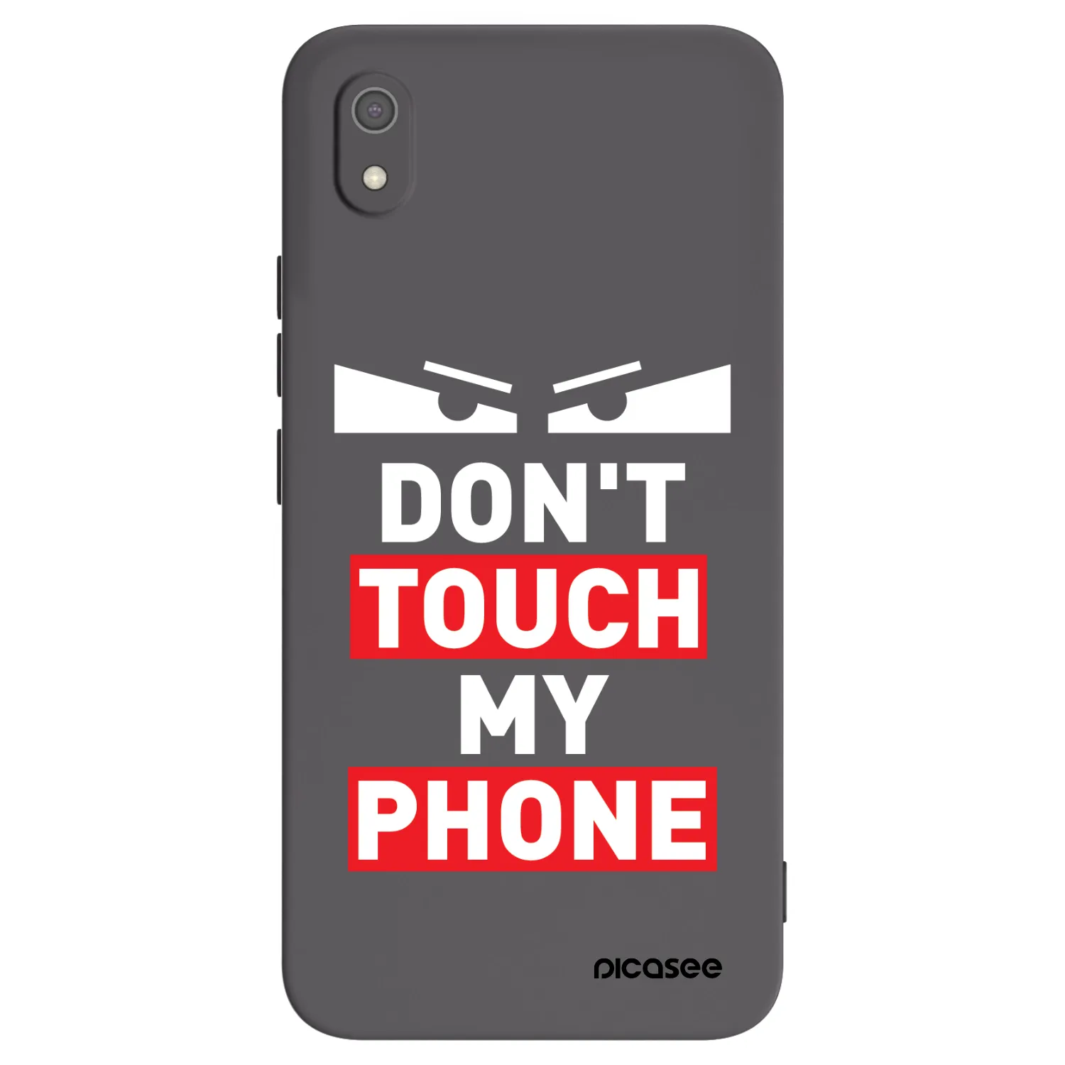 Picasee fekete szilikon tok az alábbi mobiltelefonokra Xiaomi Redmi 7A - Shadow Eye - Transparent