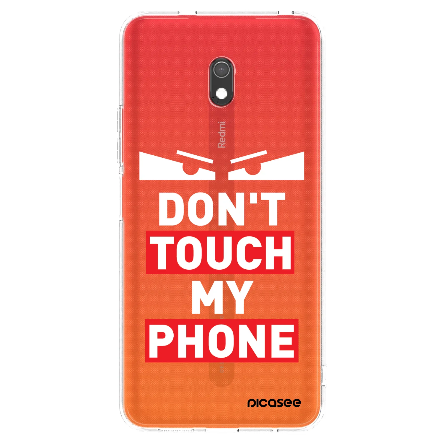 Picasee átlátszó szilikon tok az alábbi mobiltelefonokra Xiaomi Redmi 8A - Shadow Eye - Transparent