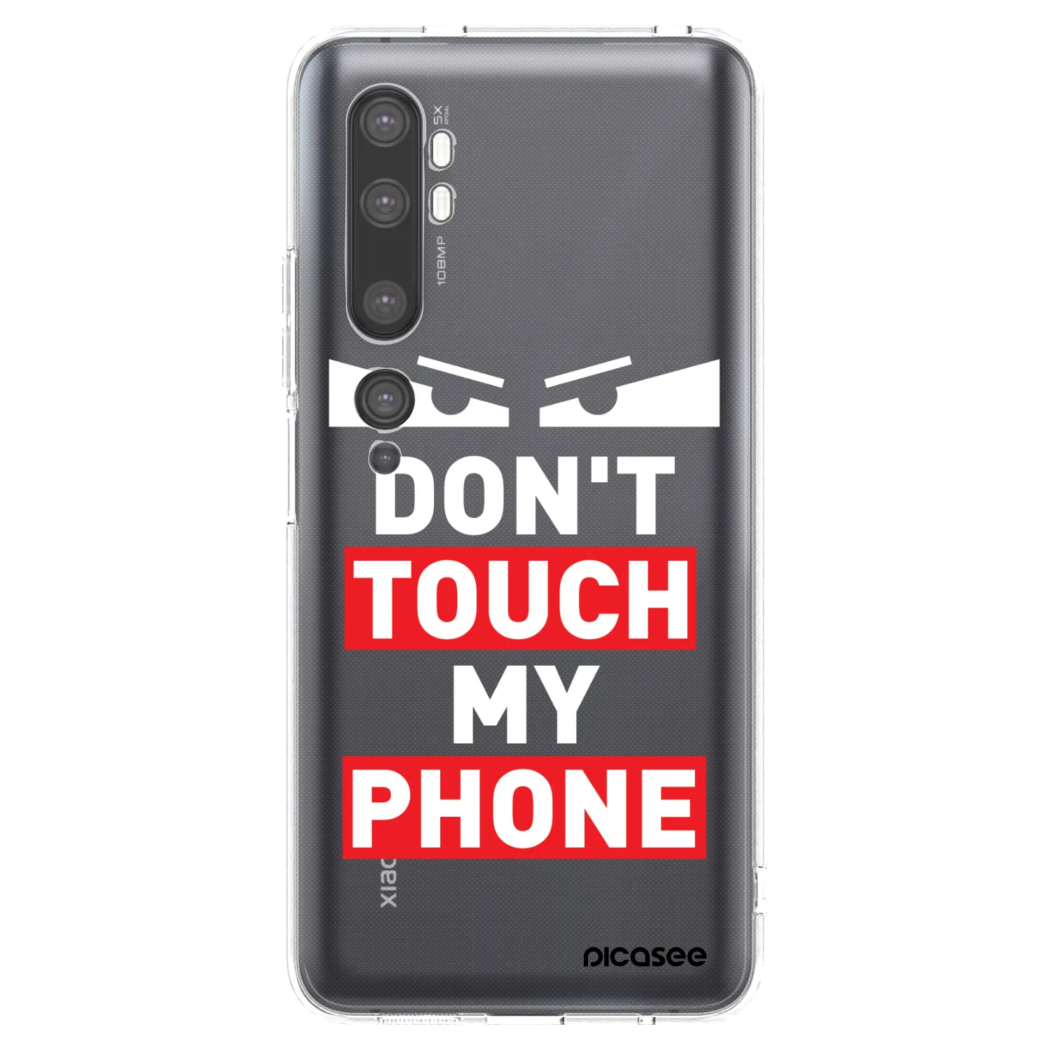 Picasee átlátszó szilikon tok az alábbi mobiltelefonokra Xiaomi Mi Note 10 (Pro) - Shadow Eye - Transparent