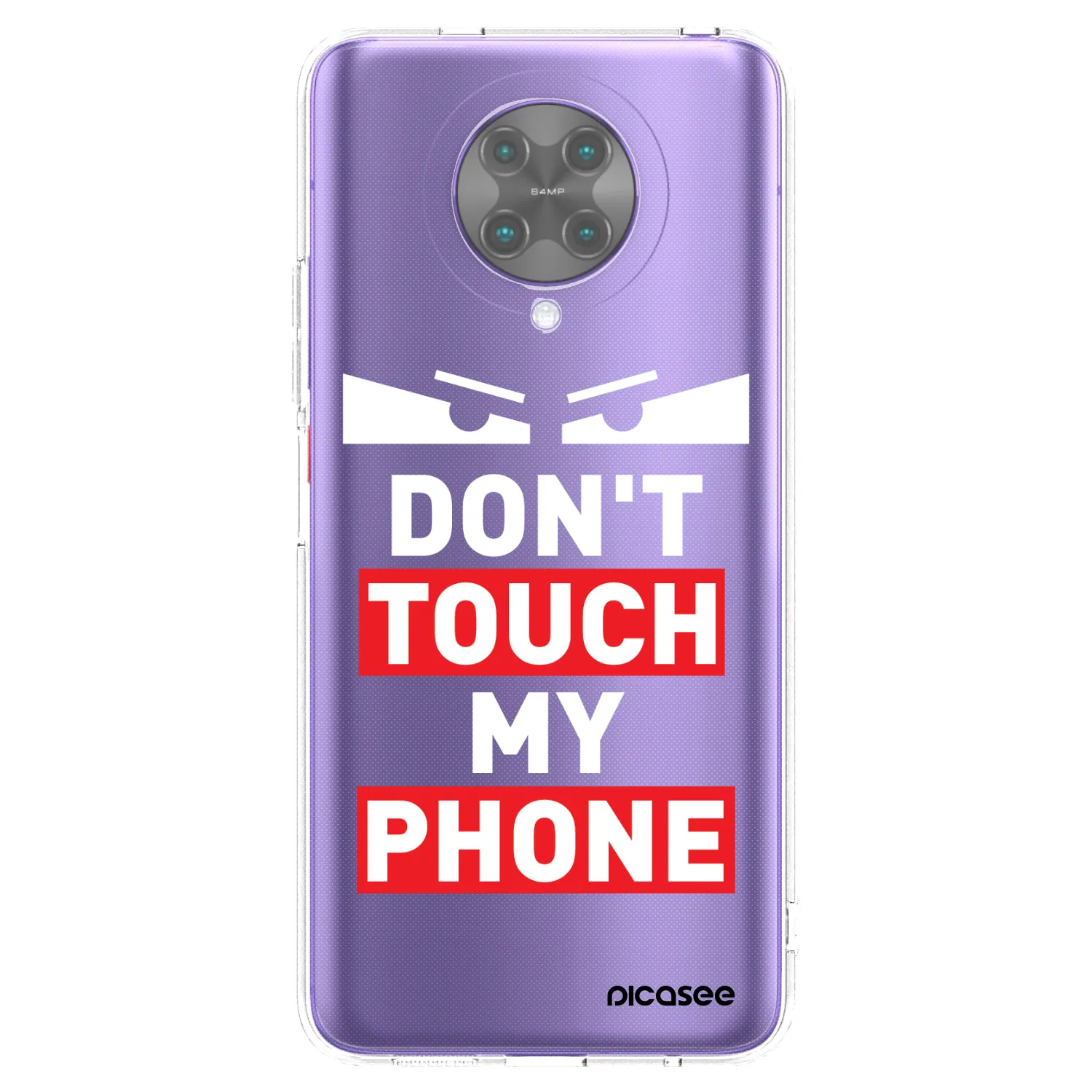 Picasee átlátszó szilikon tok az alábbi mobiltelefonokra Xiaomi Poco F2 Pro - Shadow Eye - Transparent