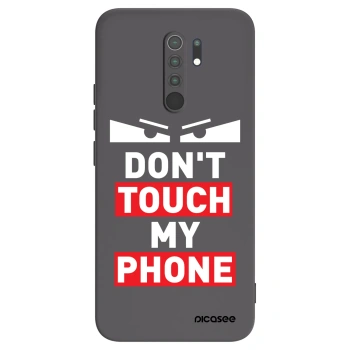 Picasee fekete szilikon tok az alábbi mobiltelefonokra Xiaomi Redmi 9 - Shadow Eye - Transparent