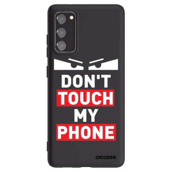 Picasee fekete szilikon tok az alábbi mobiltelefonokra Samsung Galaxy S20 FE - Shadow Eye - Transparent