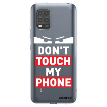 Picasee átlátszó szilikon tok az alábbi mobiltelefonokra Xiaomi Mi 10 Lite - Shadow Eye - Transparent