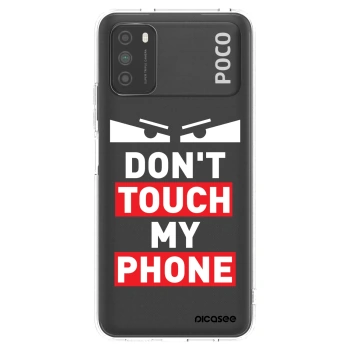 Picasee átlátszó szilikon tok az alábbi mobiltelefonokra Xiaomi Poco M3 - Shadow Eye - Transparent