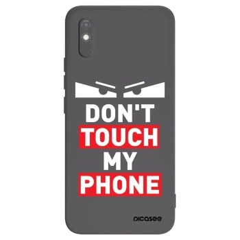 Picasee fekete szilikon tok az alábbi mobiltelefonokra Xiaomi Redmi 9AT - Shadow Eye - Transparent