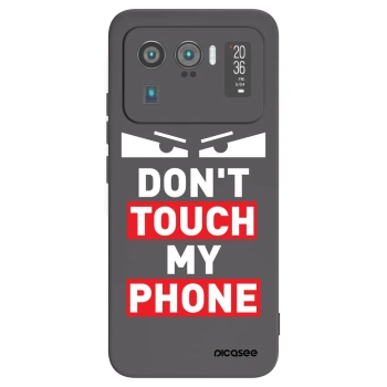 Picasee fekete szilikon tok az alábbi mobiltelefonokra Xiaomi Mi 11 Ultra - Shadow Eye - Transparent