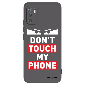 Picasee fekete szilikon tok az alábbi mobiltelefonokra Xiaomi Poco M3 Pro 5G - Shadow Eye - Transparent