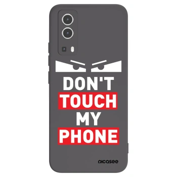 Picasee fekete szilikon tok az alábbi mobiltelefonokra Vivo Y72 5G - Shadow Eye - Transparent