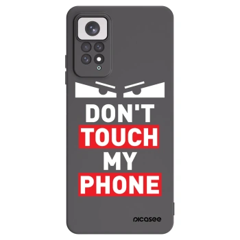 Picasee fekete szilikon tok az alábbi mobiltelefonokra Xiaomi Redmi Note 11 - Shadow Eye - Transparent