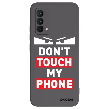 Picasee fekete szilikon tok az alábbi mobiltelefonokra Realme GT Master Edition 5G - Shadow Eye - Transparent