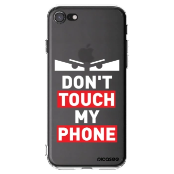 Picasee átlátszó szilikon tok az alábbi mobiltelefonokra Apple iPhone SE 2022 - Shadow Eye - Transparent