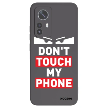 Picasee fekete szilikon tok az alábbi mobiltelefonokra Xiaomi 12 Pro - Shadow Eye - Transparent