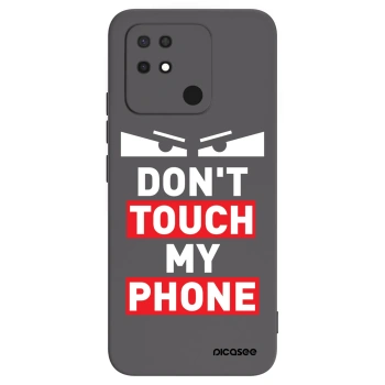 Picasee fekete szilikon tok az alábbi mobiltelefonokra Xiaomi Redmi 10C - Shadow Eye - Transparent