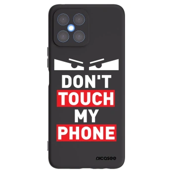 Picasee fekete szilikon tok az alábbi mobiltelefonokra Honor X8 4G - Shadow Eye - Transparent