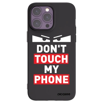 Picasee fekete szilikon tok az alábbi mobiltelefonokra Apple iPhone 14 Pro Max - Shadow Eye - Transparent