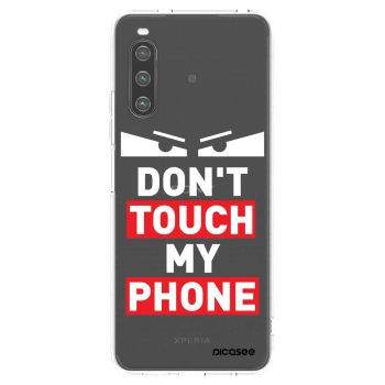 Picasee átlátszó szilikon tok az alábbi mobiltelefonokra Sony Xperia 10 IV 5G - Shadow Eye - Transparent
