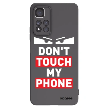 Picasee fekete szilikon tok az alábbi mobiltelefonokra Xiaomi Redmi Note 11 Pro+ 5G - Shadow Eye - Transparent