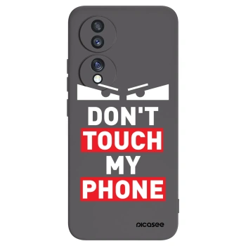 Picasee fekete szilikon tok az alábbi mobiltelefonokra Honor 70 - Shadow Eye - Transparent