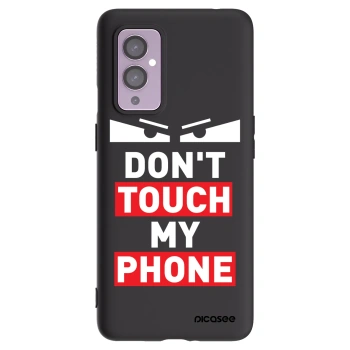 Picasee fekete szilikon tok az alábbi mobiltelefonokra OnePlus 9 - Shadow Eye - Transparent