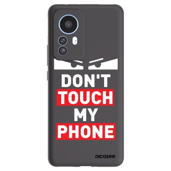 Picasee fekete szilikon tok az alábbi mobiltelefonokra Xiaomi 12T Pro - Shadow Eye - Transparent