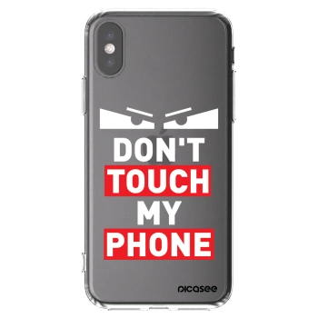 Picasee átlátszó szilikon tok az alábbi mobiltelefonokra Apple iPhone X/XS - Shadow Eye - Transparent