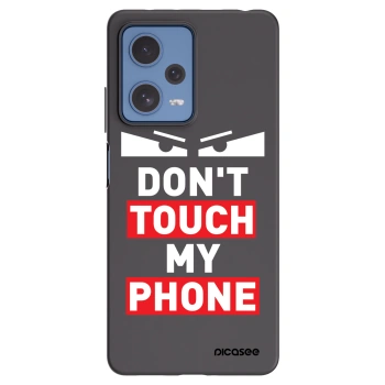 Picasee fekete szilikon tok az alábbi mobiltelefonokra Xiaomi Redmi Note 12 Pro 5G - Shadow Eye - Transparent