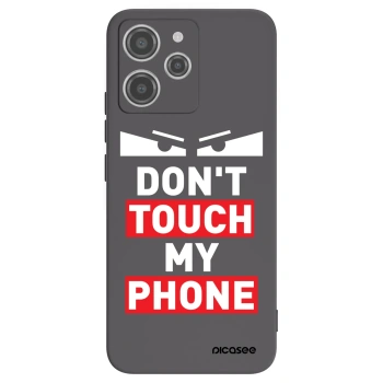 Picasee fekete szilikon tok az alábbi mobiltelefonokra Xiaomi Redmi 12 4G - Shadow Eye - Transparent