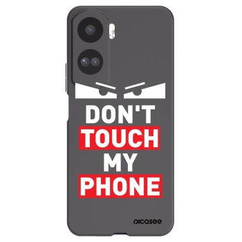 Picasee fekete szilikon tok az alábbi mobiltelefonokra Honor 90 Lite 5G - Shadow Eye - Transparent