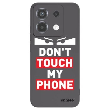 Picasee fekete szilikon tok az alábbi mobiltelefonokra Xiaomi Poco X6 - Shadow Eye - Transparent