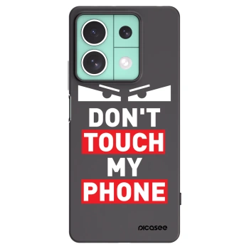 Picasee fekete szilikon tok az alábbi mobiltelefonokra Xiaomi Redmi Note 13 5G - Shadow Eye - Transparent