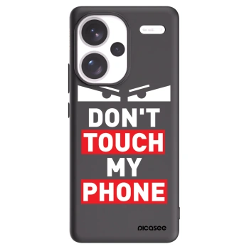 Picasee fekete szilikon tok az alábbi mobiltelefonokra Xiaomi Redmi Note 13 Pro+ 5G - Shadow Eye - Transparent