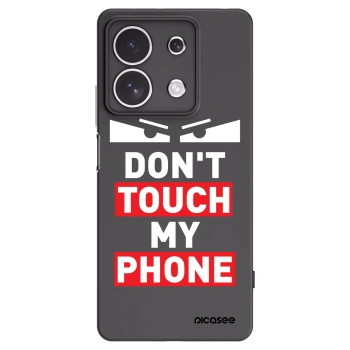 Picasee fekete szilikon tok az alábbi mobiltelefonokra Xiaomi Redmi Note 13 4G - Shadow Eye - Transparent