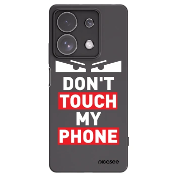 Picasee fekete szilikon tok az alábbi mobiltelefonokra Xiaomi Redmi Note 13 Pro 4G - Shadow Eye - Transparent