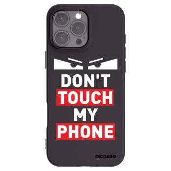 Picasee fekete szilikon tok az alábbi mobiltelefonokra Apple iPhone 16 Pro Max - Shadow Eye - Transparent