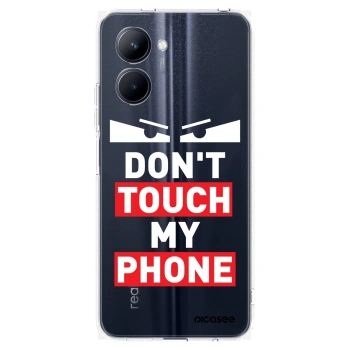 Picasee átlátszó szilikon tok az alábbi mobiltelefonokra Realme C33 (2023) - Shadow Eye - Transparent